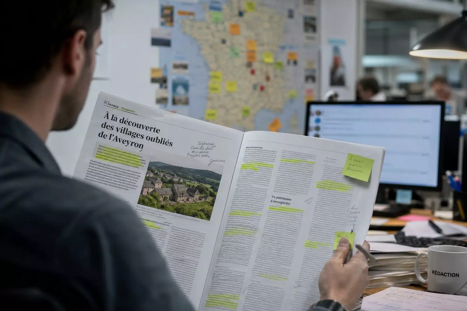 Écrire un article de journal devient plus simple avec une entrée directe, un chapeau efficace et un corps construit selon la pyramide inversée.